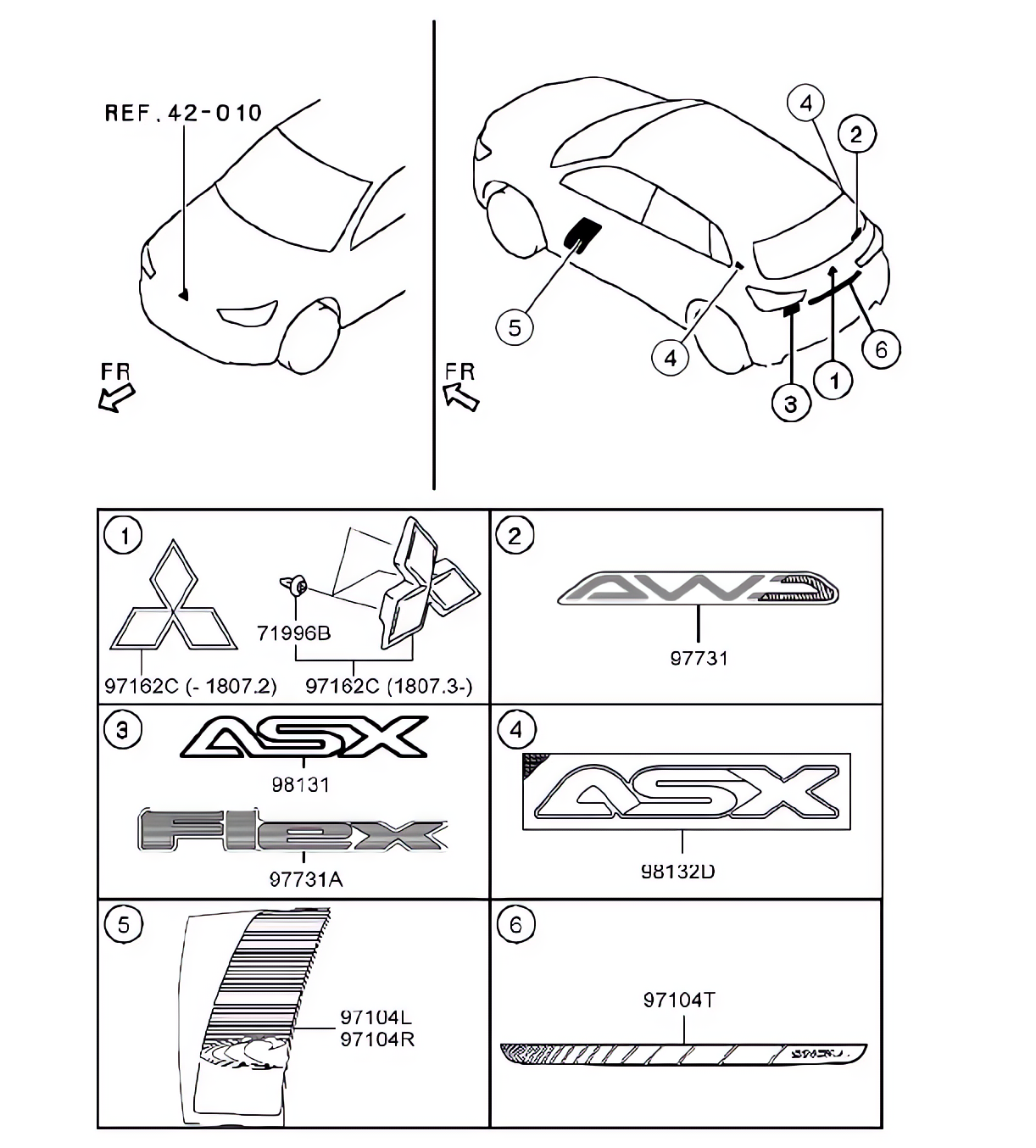 Ornamento, identificação e emblema