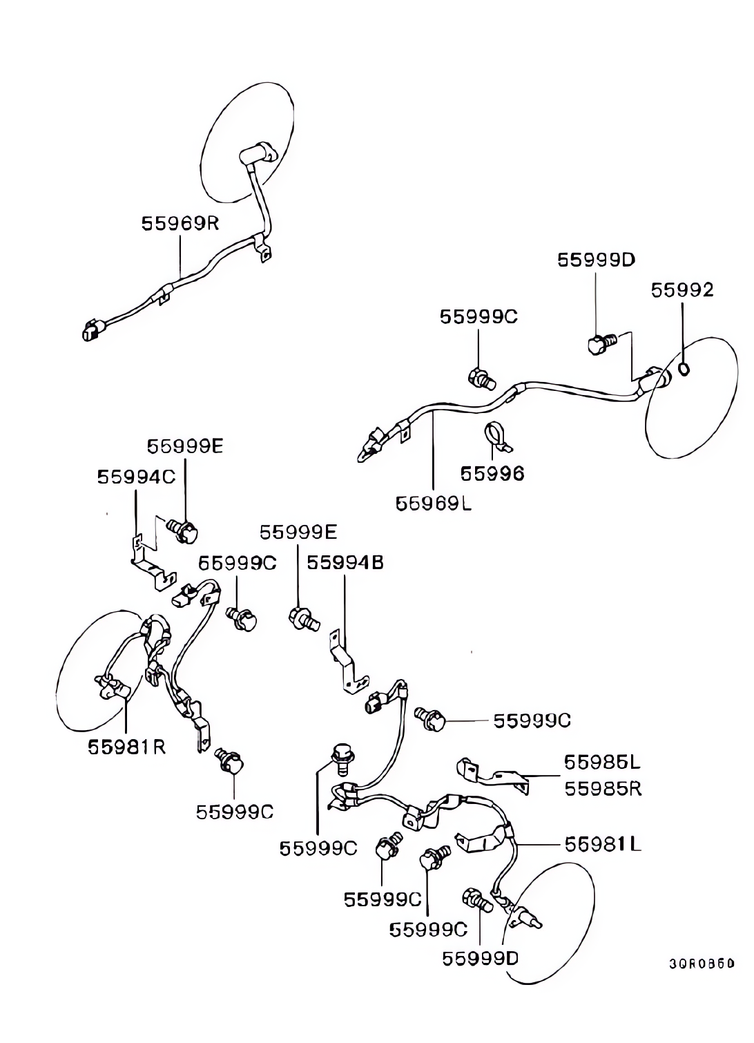 Sensor de freio abs