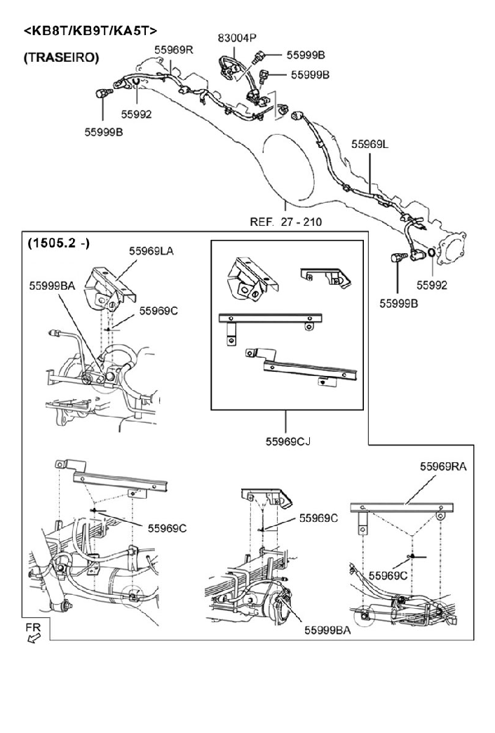 Sensor de freio abs