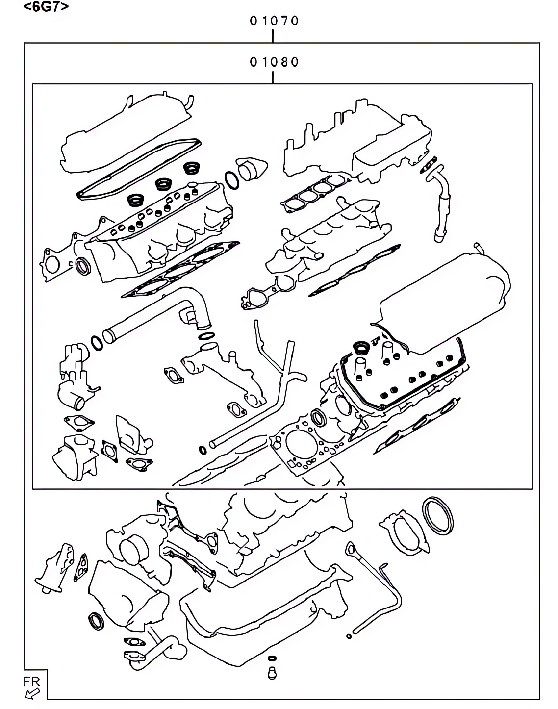 Conjunto de juntas do motor