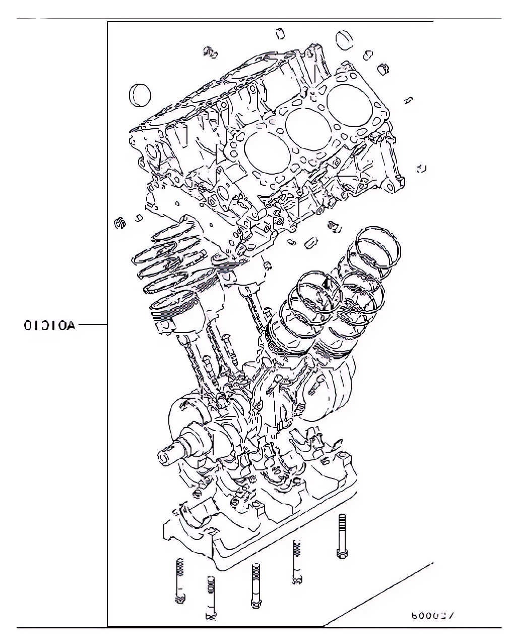 Conjunto parcial do motor