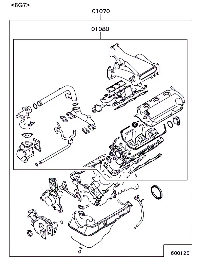 Conjunto de juntas do motor