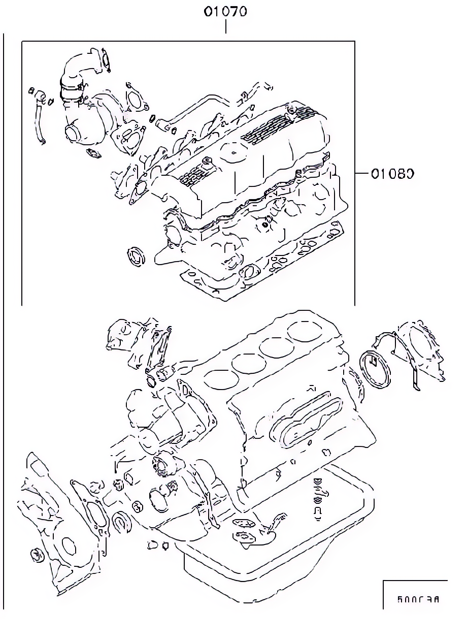 Conjunto de juntas do motor
