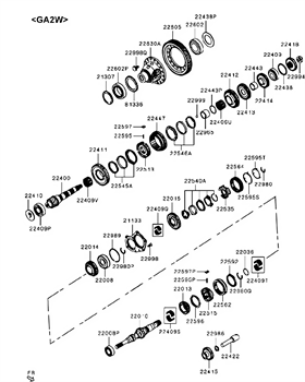 Imagem de Engrenagens da transmissão manual