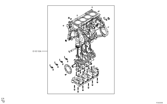 Imagem de Conjunto parcial do motor