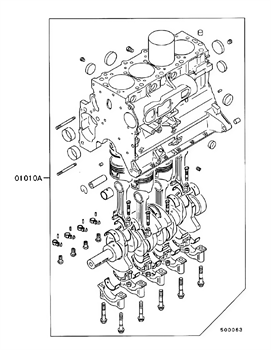 Imagem de Conjunto parcial do motor