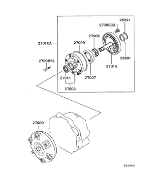 Imagem de Conversor de torque da transmissão automática e bomba de óleo