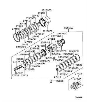Imagem de Freio da transmissão automática