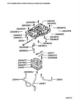 Imagem de Corpo de válvula da transmissão automática