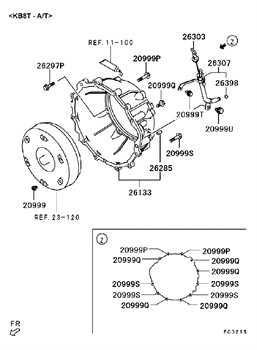 Imagem de Caixa da transmissão automática