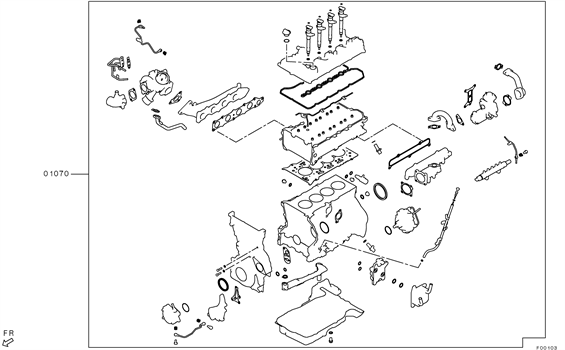 Imagem de Conjunto de juntas do motor