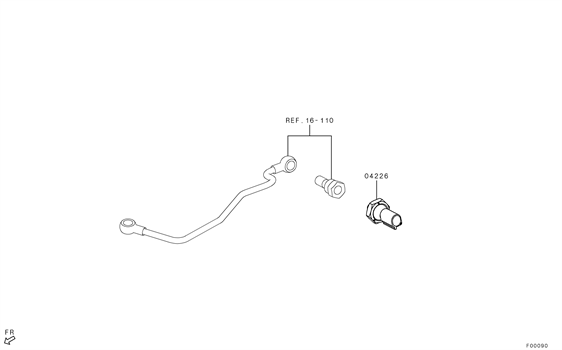 Imagem de Sensor medidor da pressão de óleo