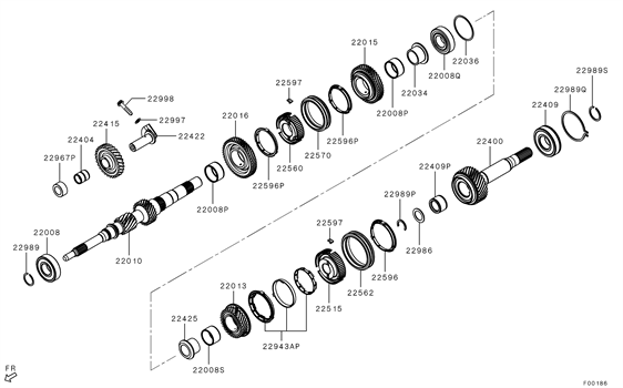 Imagem de Engrenagens da transmissão manual