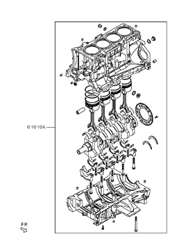 Imagem de Conjunto parcial do motor