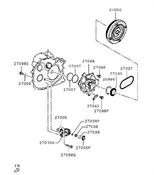 Imagem de Conversor de torque da transmissão automática e bomba de óleo