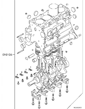 Imagem de Conjunto parcial do motor