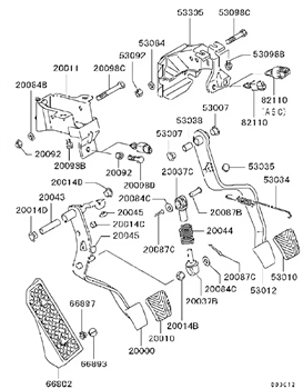 Imagem de Pedal da embreagem e do freio