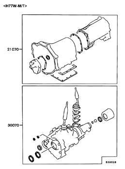 Imagem de Kit de juntas da transmissão manual