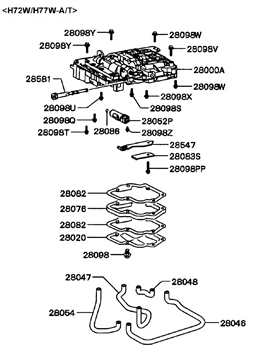 Imagem de Corpo de válvula da transmissão automática