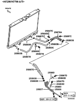 Imagem de Resfriador e tubulação de óleo da transmissão automática
